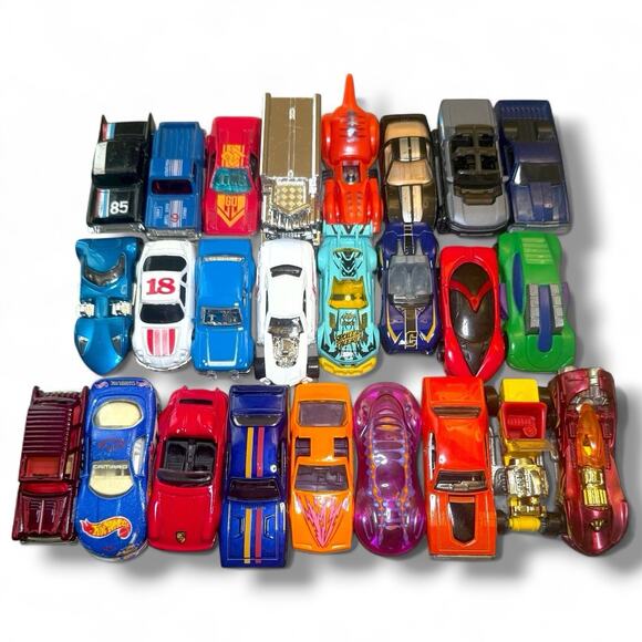 Hot Wheels Matchbox 25 Mixed Diecast Toy Car Lot – Lightning Variety Pack - Picture 2 of 12